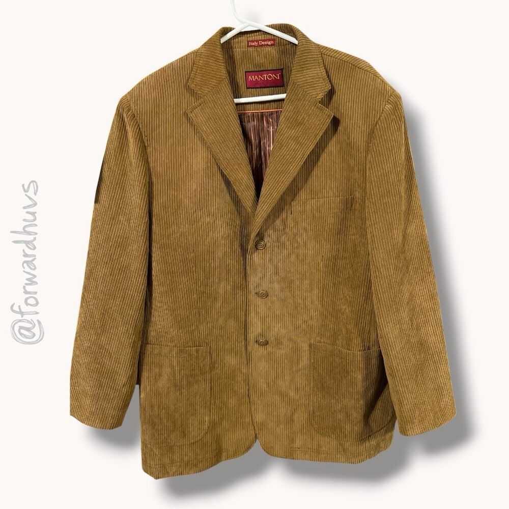 Mantoni Italy Design Corduroy Blazer – Size 46